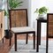 Baxton Studio Joana Modern Bohemian Dark Brown Mahogany Wood and Natural Abaca Dining Side Chair 228-13105-ZORO - alternate 6
